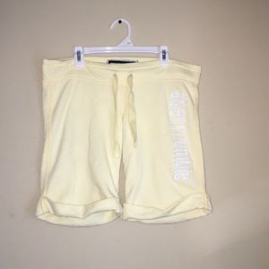 Abercrombie and fitch yellowish soft shorts